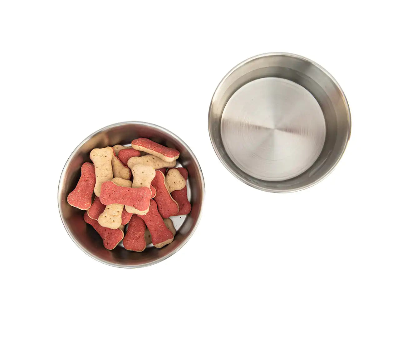 2X Superior Pet Essentials Heavy Base Pet/Dog/Cat Food Bowl Matte Black 21Cm