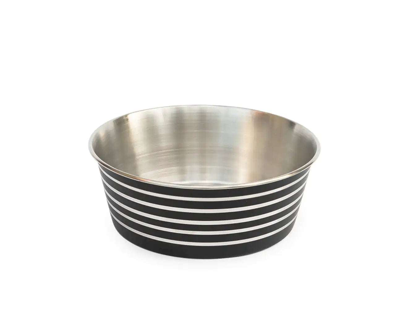 2X Superior Pet Essentials Heavy Base Pet/Dog/Cat Food Bowl Matte Black 21Cm