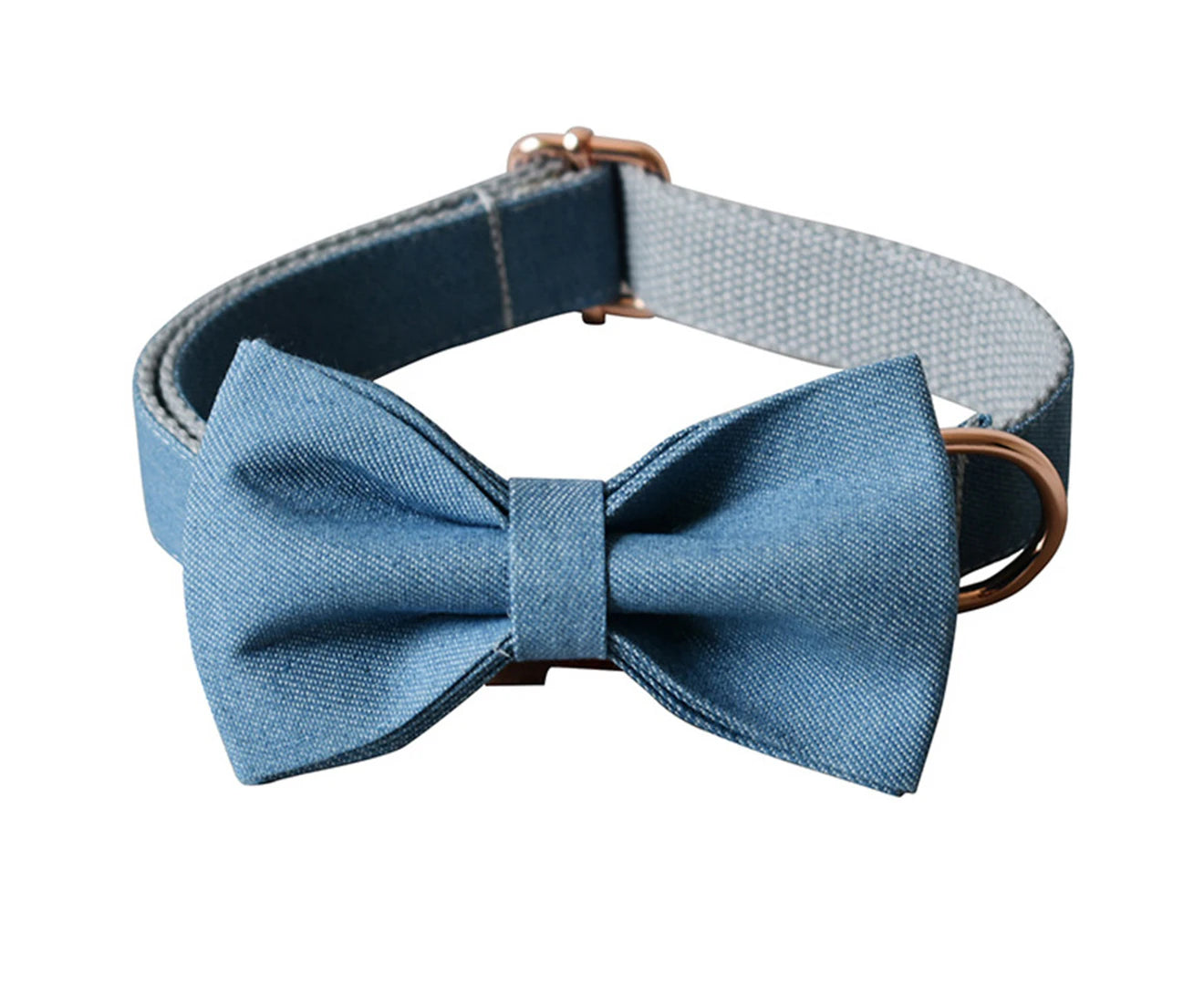 Lionet Paws Silk Dog Collar with Bowtie - Comfortable Adjustbale Cute Bow Tie Dog Collar With