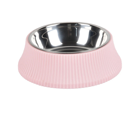 Roman Column Pet Bowl Anti-Overturning Detachable Stainless Steel Food Bowl
